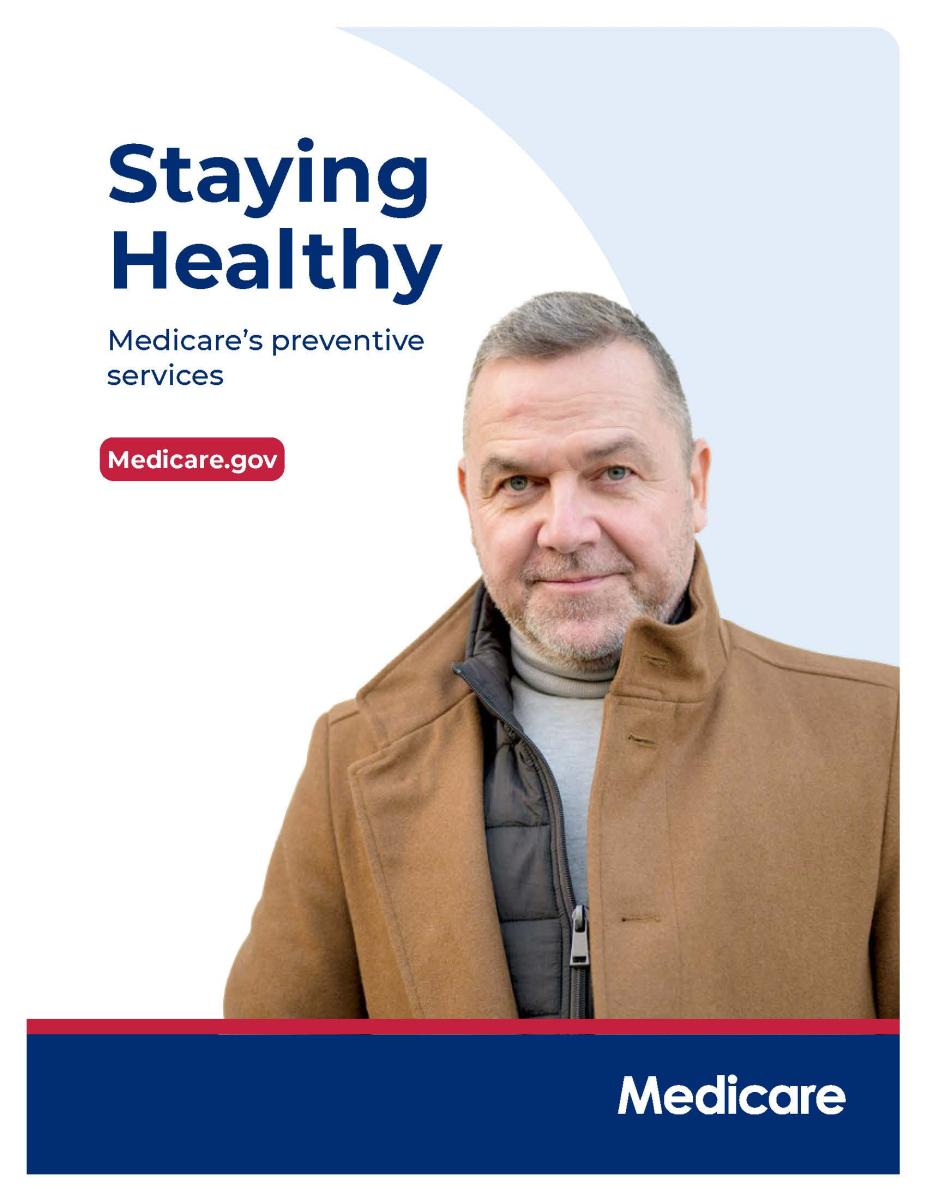 front page of Medicare Preventive services brochure