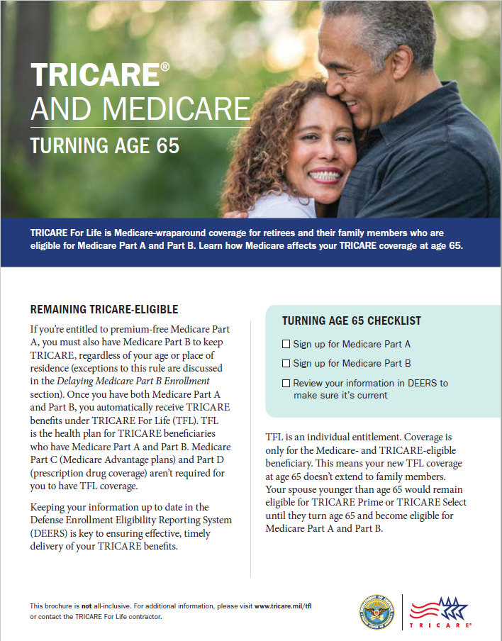 TRICARE and Medicare - Turning Age 65